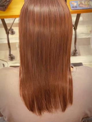 透明感カラーで柔らかく、髪質改善でつるんと艶髪に指通りなめらかで毎日が心地いい美髪へ 