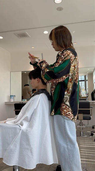 カラー パーマ メンズ Ash 八王子店 パーマ特化‪‪ユージのヘアスタイル