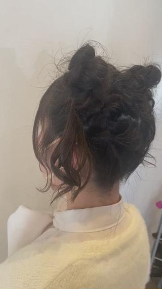 ロング ヘアアレンジ 美容室Limb所属・髪質改善/縮毛/小林 水葵のヘアスタイル