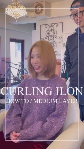 ミディアム カラー パーマ ヘアアレンジ メンズ 表参道Lise おおいしおりのヘアスタイル