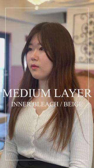 ロング カラー パーマ ヘアアレンジ メンズ 表参道Lise おおいしおりのヘアスタイル