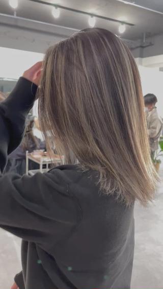 ロング カラー Reb_keiji 👑小倉圭司のヘアスタイル