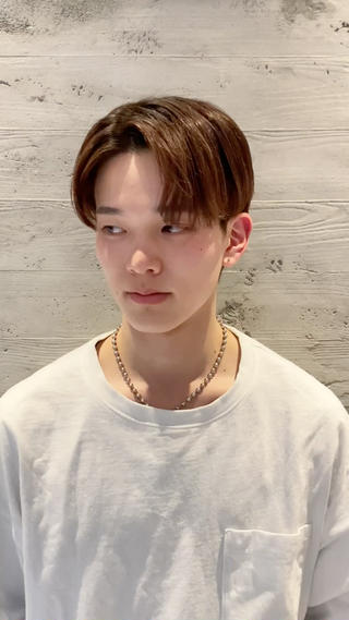 センターパート&ワンカラー