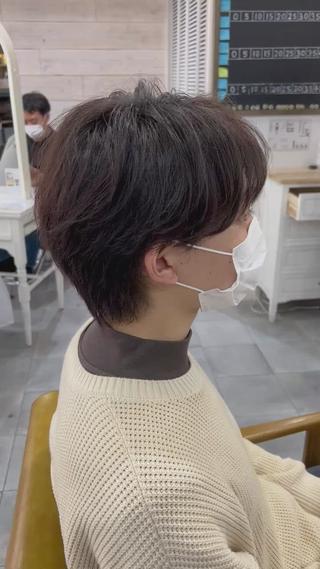ショート メンズ SHIAN立川 及川望のヘアスタイル