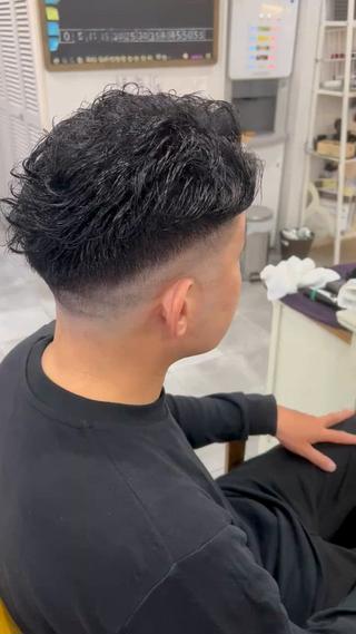 ショート メンズ SHIAN立川 及川望のヘアスタイル