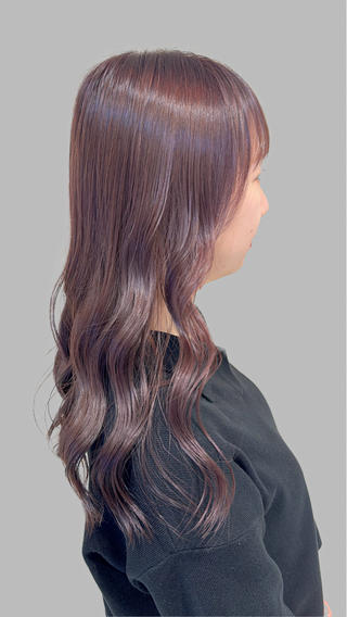 カラー 暖色系カラー🍊 オオネヨシナリのヘアスタイル