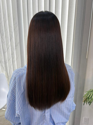 ロング HASHI AYAKAのヘアスタイル