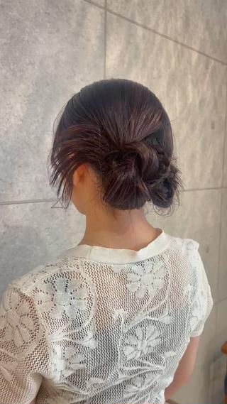 ロング ヘアアレンジ konomi⛓🩶 カラー/ヘアアレンジのヘアスタイル