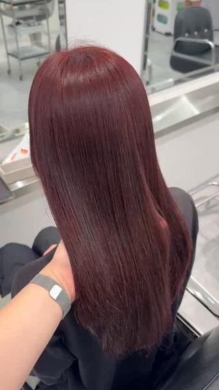 ロング カラー Parve  Mix 🫧梶川虹のヘアスタイル
