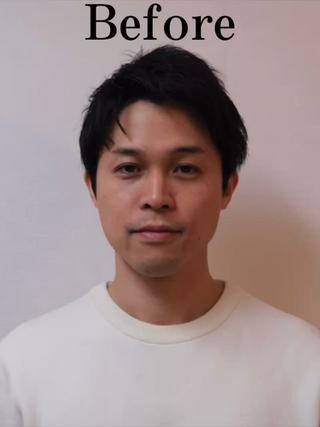 顔の整体60分コースを3回受けていただいた方のビフォーアフターです。 