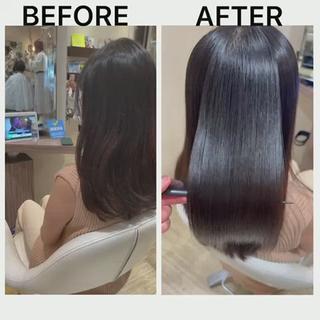 #美髪ストレート 