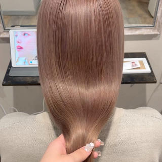 ロング カラー カラー/韓国レイヤー /ブリーチ/hinaのヘアスタイル