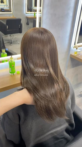 ロング カラー 淡色/ワンホンヘア 🤍MINORIのヘアスタイル