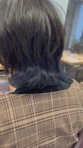 ショート カラー 縮毛矯正✨️レイヤー クボタリョウのヘアスタイル