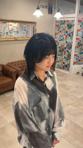 ショート カラー ヘアアレンジ 小野寺祐希人 Calbariのヘアスタイル