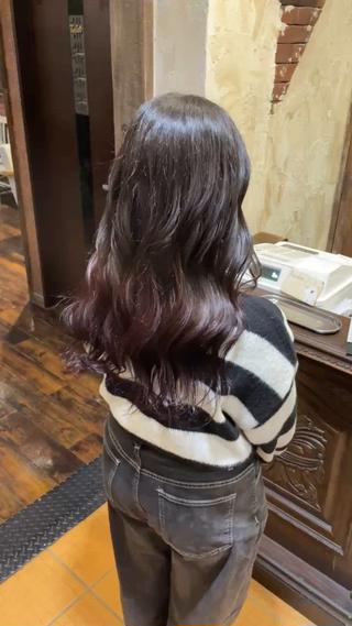 ロング カラー ヘアアレンジ 小野寺祐希人 Calbariのヘアスタイル