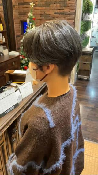 ショート カラー ヘアアレンジ 小野寺祐希人 Calbariのヘアスタイル