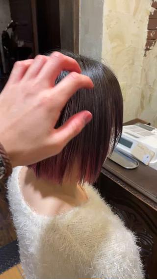 ミディアム カラー ヘアアレンジ 小野寺祐希人 Calbariのヘアスタイル