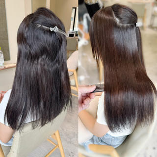 ロング 韓国ヘア/レイヤー カット/✨髪質改善のヘアスタイル