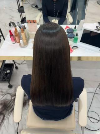 セミロング カラー ヘアアレンジ 髪質改善支持率 NO.1🫧松野力也のヘアスタイル