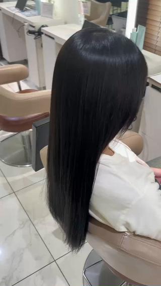 ロング カラー 渡邊楓果／髪質改善 ／カラーのヘアスタイル