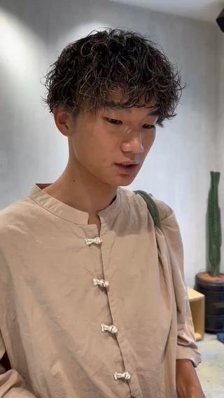 パーマ メンズ メンズパーマ 古川晴輝のヘアスタイル