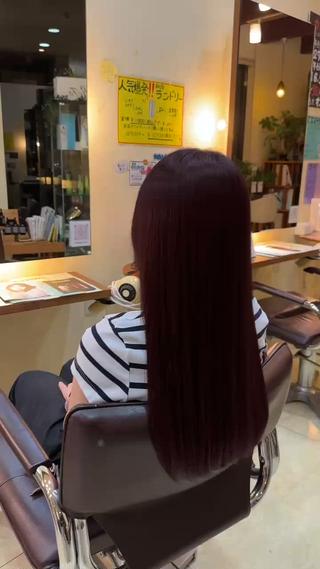#カシス系カラー
#ボルドー
#ワンカラー
#暖色系カラー 