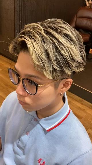 ショート カラー メンズ 松本爽汰/メンズ特化 /メンズパーマのヘアスタイル