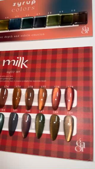 enoiの秋新作全てありますとろんちゅるんなマグに、透け感が丁度いいシロップカラー 