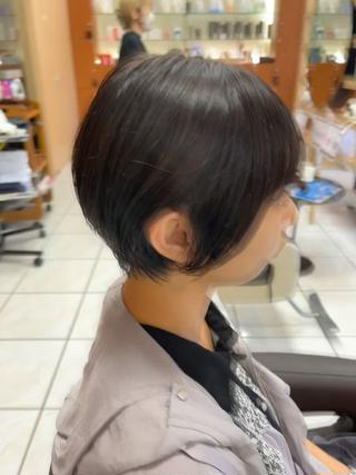 ショート 似合わせスタイル 足立のヘアスタイル