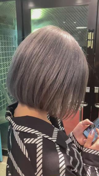 ショート カラー ヘアアレンジ 🧶ブリーチカラー TERU🧶のヘアスタイル