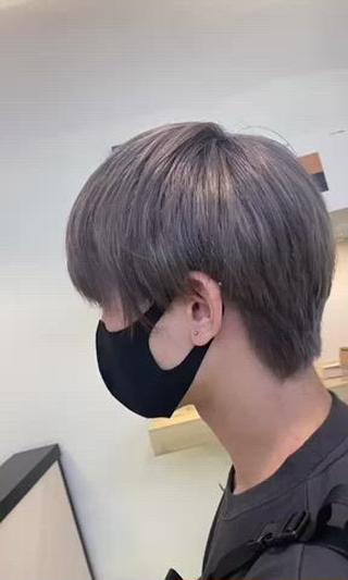 ショート カラー メンズ コテ巻き風パーマ✨ かつみのヘアスタイル