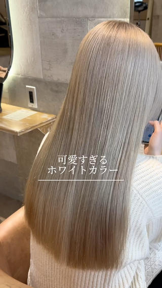 カラー 艶カラー/ボブ /似合わせ/田口愛那のヘアスタイル