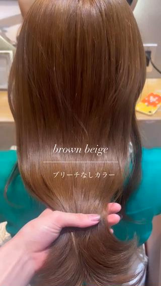 カラー 艶カラー/ボブ /似合わせ/田口愛那のヘアスタイル