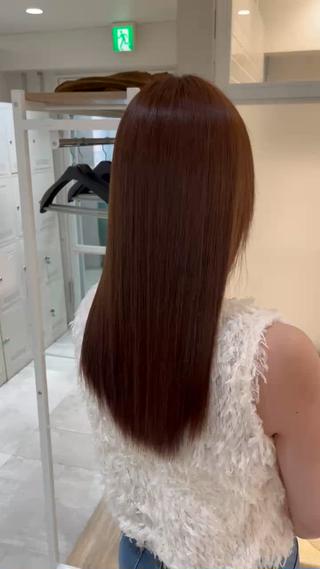 ロング ブリーチ矯正/ 髪質改善/韓国のヘアスタイル