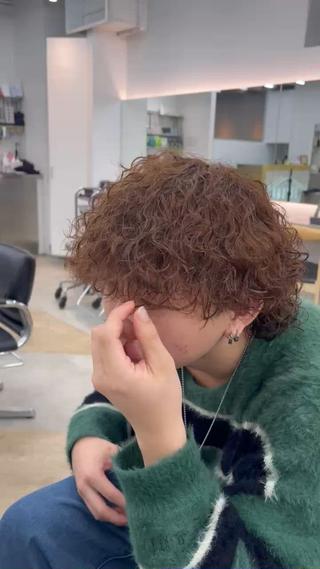パーマ メンズ 👑メンズパーマ屋 👑/栄/馬場斗生のヘアスタイル
