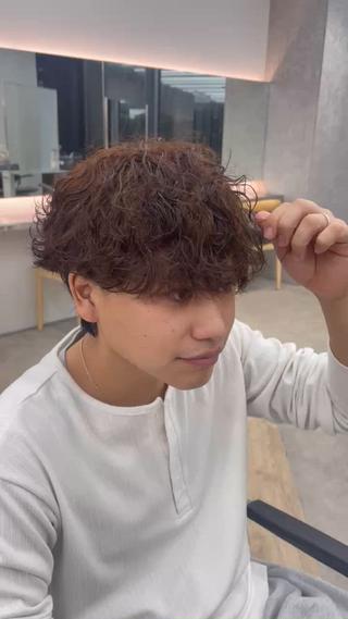 パーマ メンズ 👑メンズパーマ屋 👑/栄/馬場斗生のヘアスタイル