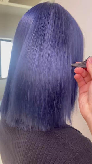 ミディアム カラー 🤍💕ブリーチカラ ーAyaka💕🤍のヘアスタイル