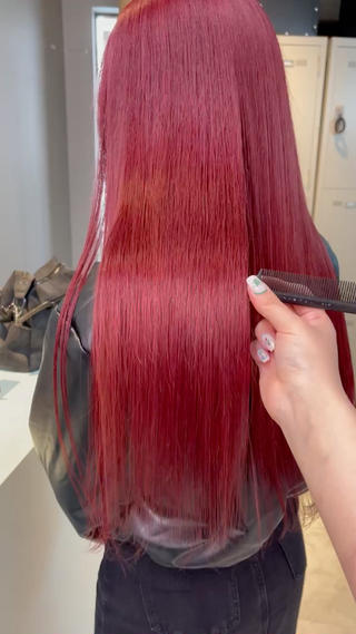 ロング カラー 🤍💕ブリーチカラ ーAyaka💕🤍のヘアスタイル