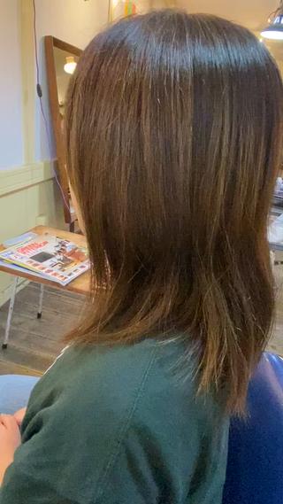 ミディアム スウィーティーヘアー所属・高塩翔大 髪質改善のヘアスタイル