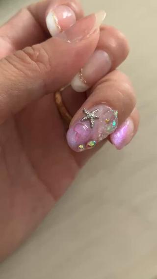 ユニコーングラデのパーツのせ♡(+500yen/1本) 