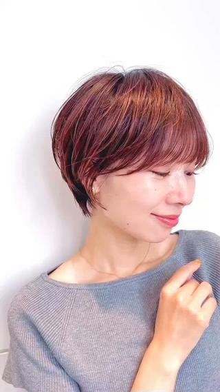 ショート 縮毛矯正 /横山陸人のヘアスタイル