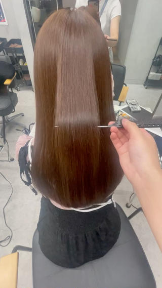 ロング 【ジーナ新宿】 大橋美月のヘアスタイル