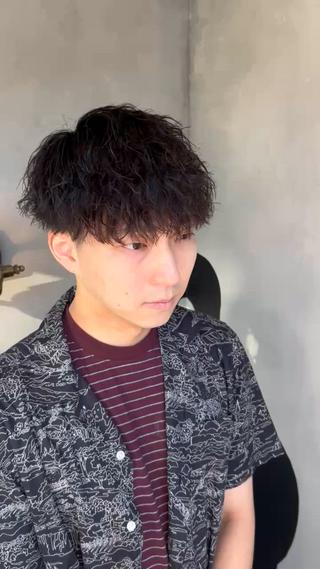 強めツイストスパイラルパーマ 