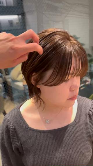 ショート ヘアアレンジ backstage青山店所属・山中 あるのヘアスタイル