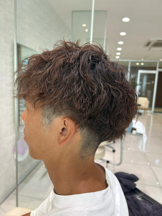 パーマ メンズ モデルさん募集‼️ スズキショウタのヘアスタイル