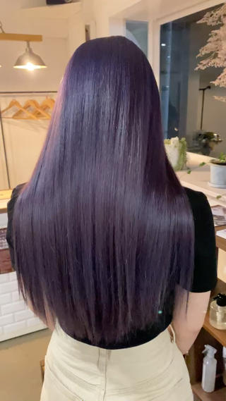 パープルカラー
ブリーチ履歴2回