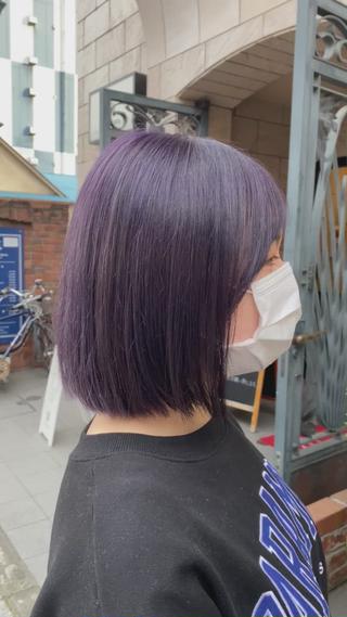 ショート 特殊カラー特化 ✂️SHIAN フジのヘアスタイル