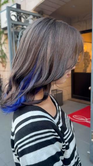 ミディアム カラー 特殊カラー特化 ✂️SHIAN フジのヘアスタイル