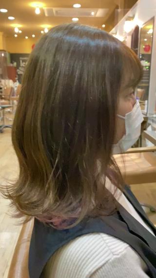 セミロング カラー 特殊カラー特化 ✂️SHIAN フジのヘアスタイル